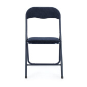 Set 6 scaune otel catifea albastra Joy 45x44x79h