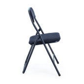 Set 6 scaune otel catifea albastra Joy 45x44x79h