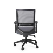 Scaun birou negru gri Marcus 62.5x64x104/113.5 cm