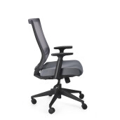 Scaun birou negru gri Marcus 62.5x64x104/113.5 cm