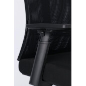 Scaun birou negru Killian 63x64x122/131.5 cm
