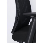 Scaun birou negru Killian 63x64x122/131.5 cm