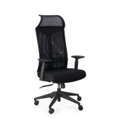 Scaun birou negru Killian 63x64x122/131.5 cm