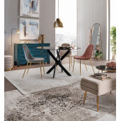 Picior masa otel negru George 56x56x73.5h