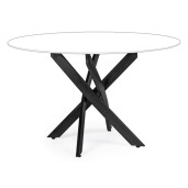 Picior masa otel negru George 56x56x73.5h
