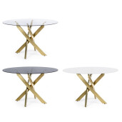 Picior masa otel auriu George 56x56x73.5h