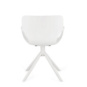 Scaun plastic otel alb Lennon 57x60x82.5h