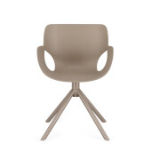 Scaun plastic otel gri Lennon 57x60x82.5h