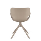 Scaun plastic otel gri Lennon 57x60x82.5h