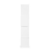 Biblioteca mdf alb si gri antracit 8 polite Arctic 104.7 cm x 35 cm x 182 h