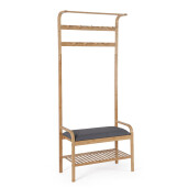 Cuier hol cu bancuta Phillp 73x34x171 cm