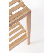 Raft bambus natur Cayden 33x33x50 cm