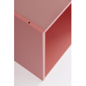 Raft lemn mdf roz 35x35x35 cm