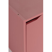 Raft lemn mdf roz Cube 35x35x35 cm