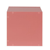 Raft lemn mdf roz Cube 35x35x35 cm