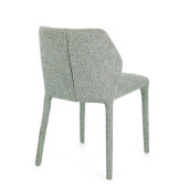 Set 2 scaune textil verde fern Rainy 50x55x77.5 cm