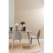 Set 4 scaune alb Ella 45x51.5x80.5h