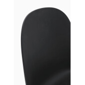Set 4 scaune negre Ella 45x51.5x80.5h