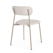 Set 4 scaune taupe Inka 45x49x78h