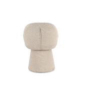 Fotoliu rotativ textil buclat bej Antara 58x60.5x81.5h