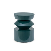 Masuta cafea mdf albastru deep Otilia 39.5x39.5x50h