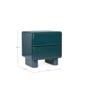 Noptiera mdf albastru deep Otilia 56.5x42.5x56.5h