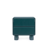 Noptiera mdf albastru deep Otilia 56.5x42.5x56.5h