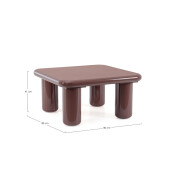 Masuta cafea mdf brick Otilia 80x80x41h