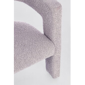 Scaun textil gri Arabella 64x56x75 cm