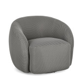 Fotoliu textil gri Onerva 87x86x67 cm