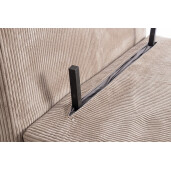 Fotoliu extensibil textil bej Walker 120x83x88h