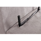 Canapea extensibila otel textil taupe Walker 120x83x88 cm