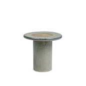 Masuta cafea ceramica verde Baraki Ø40,5x35,5h