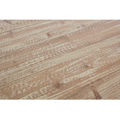 Masa cadru fier maro cu blat lemn natur Garett 200 cm x 90 cm x 77 h