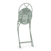 Set 2 scaune otel verde Harriet 40x40x94 cm