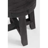 Set 2 masute lemn negru Yako 26x30 cm