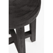 Set 2 masute lemn negru Yako 31x50 cm