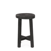 Set 2 masute lemn negru Yako 31x50 cm