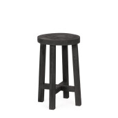 Set 2 masute lemn negru Yako 31x50 cm