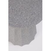 Masuta cafea otel gri Adelya Ø30x46h