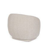 Fotoliu rotativ textil natur Brittany 93x87x76h