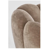 Fotoliu textil maro Tulip 89x82x71h