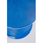 Masuta cafea otel albastru Hedym Ø30x45h