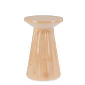 Masuta cafea otel bej Hedym Ø30x46h