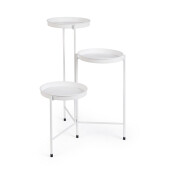 Suport ghivece flori otel alb Henley 47,5x42,5x60h