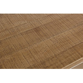 Noptiera 3 sertare lemn alb natur Elvia Pechino 53 cm x 34 cm x 58 h