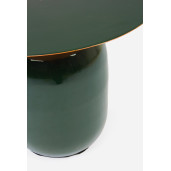 Masuta cafea metal verde auriu Nalima Ø 50 cm x 39.5 h