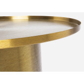 Masuta cafea metal auriu Kalpita Ø 51 cm x 59 h