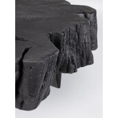 Masuta lemn fier negru Keval 90x90x32 cm