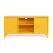 Comoda TV otel galben Cambridge 120.5x40x58.5 cm
